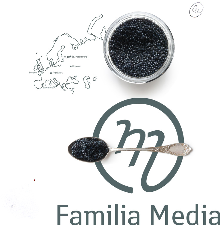 black caviar with european map underneath it