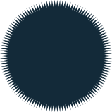 middle sized blue colored circle