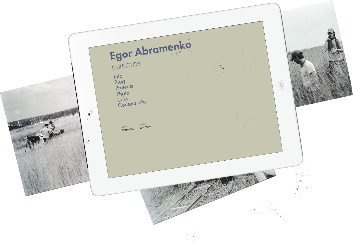 ipad with egor abramenko website