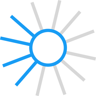 grey sun logo