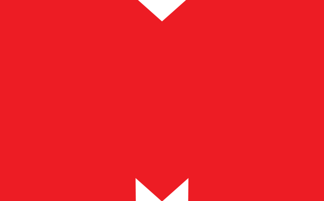 red fat m letter