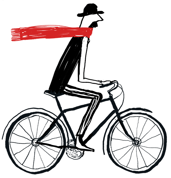man on a bike, that was a bit like a trailer for the site construction period>