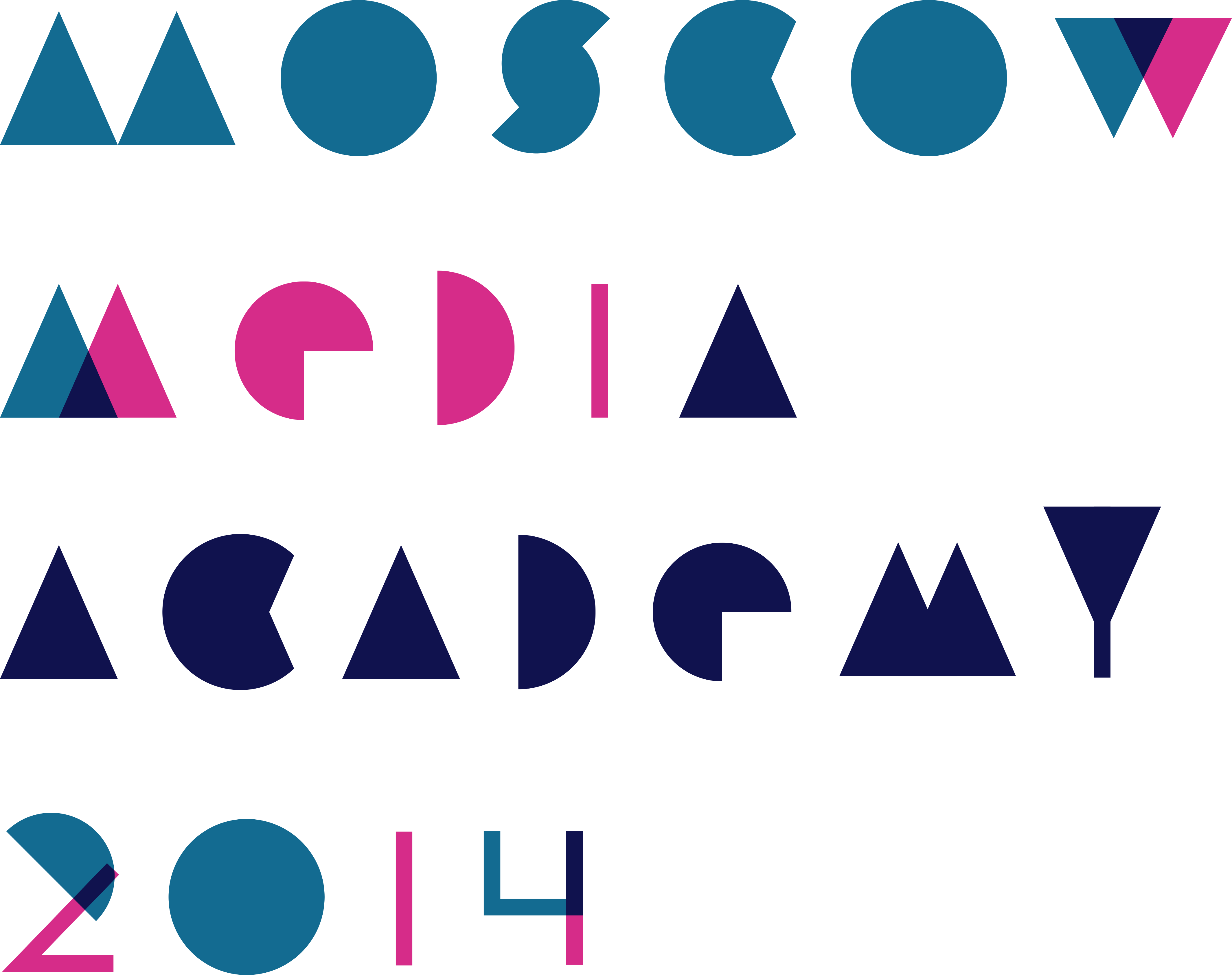 moscow media academy text logo